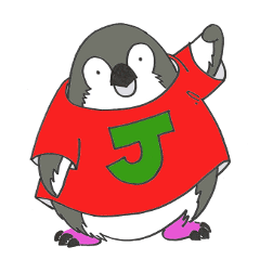 [LINEスタンプ] なでがたペンギン