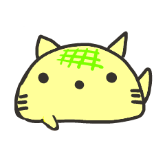 [LINEスタンプ] メロンパンにゃ