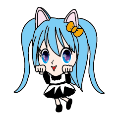 [LINEスタンプ] 博多っ子 みゆちゃん