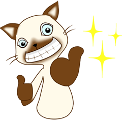 [LINEスタンプ] Moon Diamond Cat