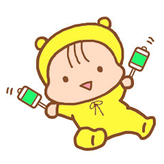 [LINEスタンプ] ばぶるベイビーの画像（メイン）