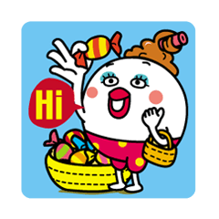 [LINEスタンプ] キュートなおとめさん 1の画像（メイン）