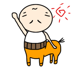 [LINEスタンプ] 馬おやじスタンプ。