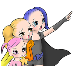 [LINEスタンプ] スリー・シスターズの画像（メイン）