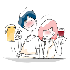 [LINEスタンプ] You and Me