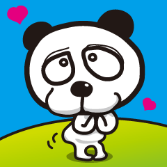 [LINEスタンプ] 愛しい”ぶさめん”パンダ犬”タロー”