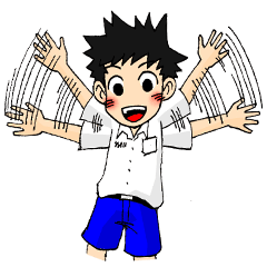 [LINEスタンプ] Tle, The High Schooler