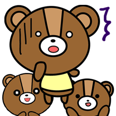 [LINEスタンプ] こぐまの日常