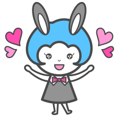 [LINEスタンプ] バニーちゃんの画像（メイン）