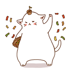 [LINEスタンプ] ゆきねこ