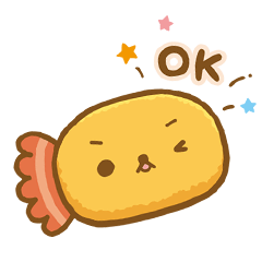 [LINEスタンプ] ぱくぱくランチ☆フライドくんの画像（メイン）