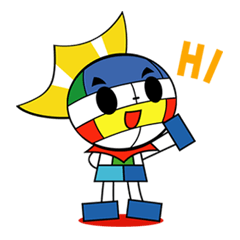 [LINEスタンプ] ブロック王子 プリンスくん