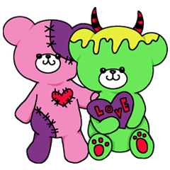 [LINEスタンプ] ポム＆ナイトの画像（メイン）