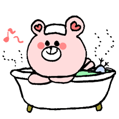 [LINEスタンプ] ぴんくまの画像（メイン）