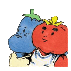 [LINEスタンプ] トマト君とナス君。