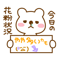 [LINEスタンプ] 花粉症の気持ち