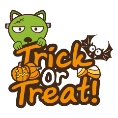 [LINEスタンプ] Popo and Friends Halloween Collectionの画像（メイン）