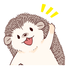 [LINEスタンプ] ハリネズミのたわしとなかまたちの画像（メイン）