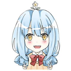 [LINEスタンプ] Wataame Girlの画像（メイン）