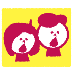 [LINEスタンプ] チコちゃんとマーくん