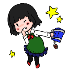 [LINEスタンプ] がんばる女子学生！