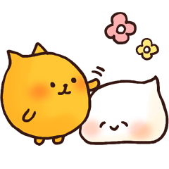 [LINEスタンプ] ふにふにホイッピ＆ねこの画像（メイン）