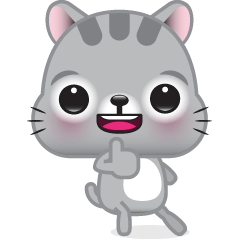 [LINEスタンプ] Mimi, The Cat