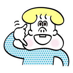 [LINEスタンプ] ふわふわほっぺおじさん達の画像（メイン）