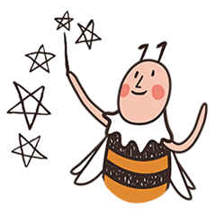 [LINEスタンプ] Little bee - BiBiの画像（メイン）