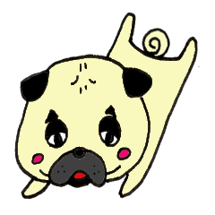 [LINEスタンプ] Life of PUG