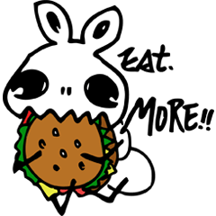 [LINEスタンプ] rabbit ears of Termite