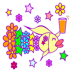 [LINEスタンプ] Colorful fish