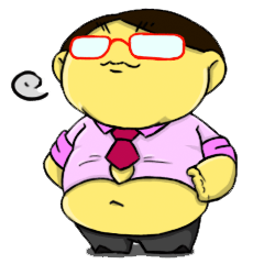 [LINEスタンプ] 親父マンの画像（メイン）