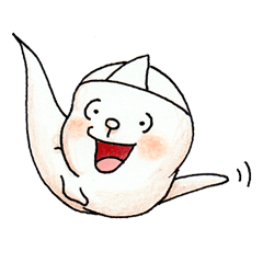 [LINEスタンプ] ふきだしおばけ