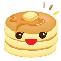 [LINEスタンプ] パンケーキちゃんの画像（メイン）