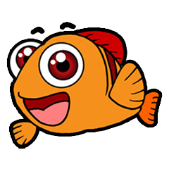 [LINEスタンプ] Nong Deepo - the cute Fish - First Setの画像（メイン）