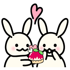 [LINEスタンプ] パティシエうさぎ