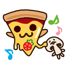 [LINEスタンプ] MUSH＆PIZZA