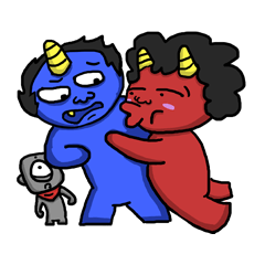 [LINEスタンプ] Oni familyの画像（メイン）