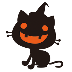 [LINEスタンプ] ハロウィンキティ☆パンプ