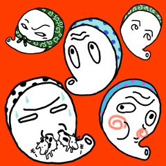 [LINEスタンプ] ひょっとこ40面相