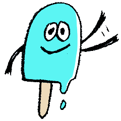 [LINEスタンプ] 夏とアイスくん