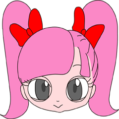 [LINEスタンプ] 夢見るアイドル娘の画像（メイン）