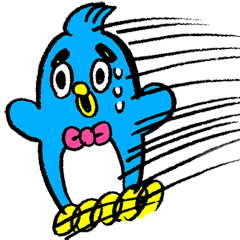 [LINEスタンプ] ドタバタペンギン