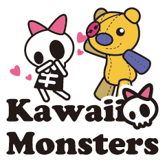 [LINEスタンプ] Kawaii Monsters - 10setの画像（メイン）