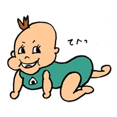 [LINEスタンプ] Baby-おにぎり丸の画像（メイン）