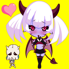 [LINEスタンプ] わがまま小悪魔ガールの画像（メイン）