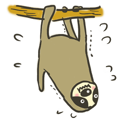 [LINEスタンプ] ズボラちゃん、どうぶつちゃん