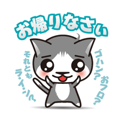 [LINEスタンプ] ハチワレ猫 エイトの画像（メイン）