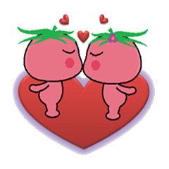 [LINEスタンプ] Lovely tomato-2